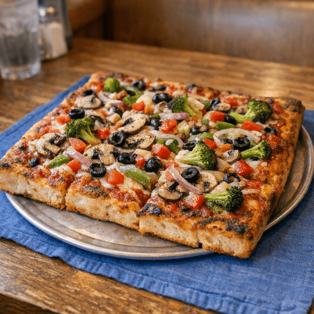 Sicilian Veggie Pizza