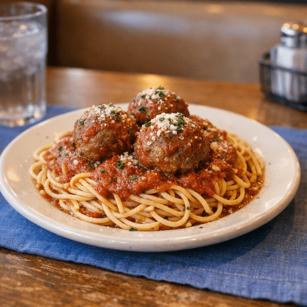 Spaghetti with Meatball