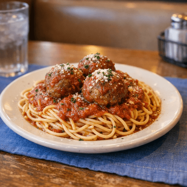 Spaghetti with Meatball